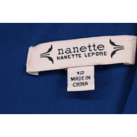 Nanette Lepore Sleeveless Pleated Dress-Size 12-NWT-Chiffon-Lined-Fairy - Picture 5 of 11